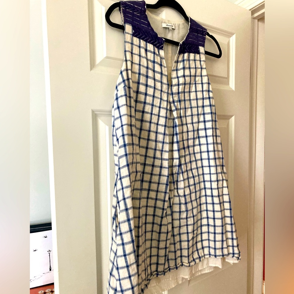 madewell mini dress, lined. lightly worn and in excellent condition.